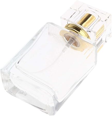 Amazon 香水瓶 ポンプ式 ボトル 化粧水 香水 50ml フレグランスボトル 香水瓶 アロマオイル瓶 全5種 ゴールデンキャップ Perfeclan コスメ用詰替え容器 通販