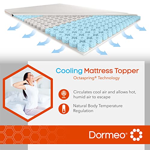 Dormeo Relieving Octaspring Technology Mattress Topper Cooling Bed Toppers 3 inch,Queen Size