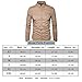MUSE FATH Men’s Printed Dress Shirt-Cotton Casual Long Sleeve Shirt-Button Down Point Collar Shirt-Green-M