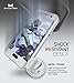 Galaxy S7 Edge Waterproof Case | Ghostek Atomic Durable Reinforced Aluminum Cover | Military Grade Tested | Supports Wireless Charging | Silver