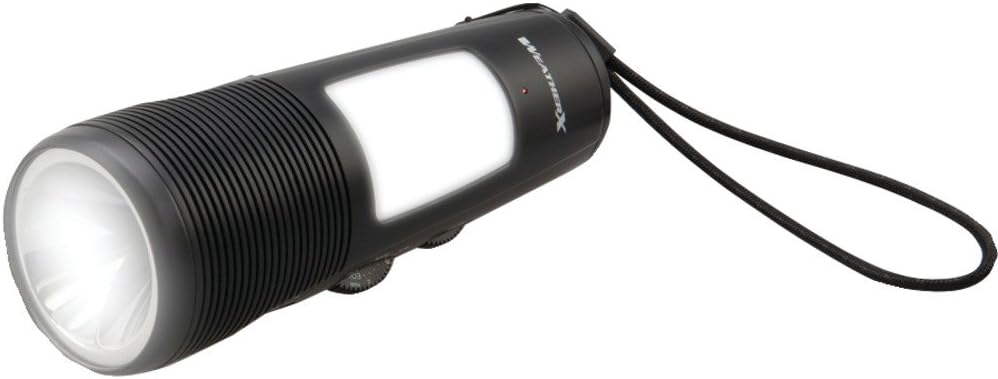 WEATHERX FR335 Weatherband FM Radio with Flashlight & Lantern Camping & hiking