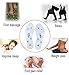 MindInsole Acupressure Magnetic Massaging Insoles - Massage Reflexology Plantar Fasciitis Pain Relief Silicone Insoles with Arch Support for Men and Women (White、Blue, 2 Pair US M:9.5-12.5 W:10.5-12)