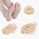 nasuniaoda 90 Pieces Corn Cushions Soft Latex Foam Self Adhesive Callus Pads view 2