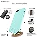 SaharaCase Inspire Protection Kit Bundle with [ZeroDamage Tempered Glass Screen Protector] for iPhone SE (Gen 2), 8 & 7 Rugged Slim fit – Aqua Teal