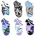 Star Wars Girls Teen Adult Womens 6 pack Socks (9-11 Womens (Shoe: 4-10), Rogue One Purple)