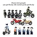 16 PCS Building Block Toy Set, Motorcycle / Vehicle with Army Mini Figures Play Set, Assemble & Removable Motorcycle Military Toys Figures Car Party Favors Fits Boys and Girls