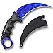 FadeCase Karambit Elite - Sapphire - Real CSGO Knife Skin Counter Strike Global Offensive Full Tang Fixed Blade Unique Serial Number