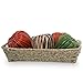 The Lucky Clover Trading Seagrass Rectangular Tray Basket, Brown