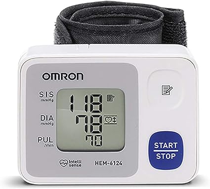 Monitor de Pressão Arterial de Pulso Control HEM-6124, Omron