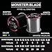SeaKnight Blade Monofilament Fishing Line, 547Yds/ 1094Yds Japanese Material, High-Abrasion Resistance, Low-Ductility and Memory, Nylon Monofilament Line, for Fresh and Salt Water 2-35LB