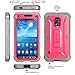 Galaxy S5 Active Case, SUPCASE Unicorn Beetle PRO Series Full-body Hybrid Case with Screen Protector(SM-G870A Water and Shock Resistant Version Smartphone), Pink/Gray Dual Layer + Impact Resistant