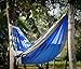 X-CHENG Camping Hammock - Lightweight Parachute Portable Hammocks for Hiking - Travel - Backpacking - Beach - Yard - Portable Lightweight Parachute Nylon Ropes And Special Compression Bag (blue)