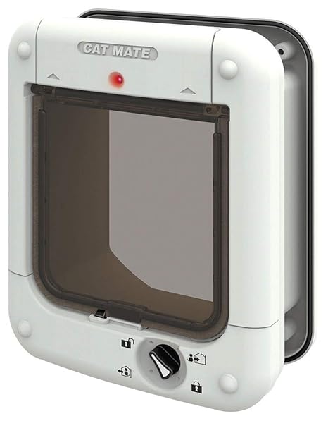 Cat Mate 360W Microchip Katzenklappe, weiß