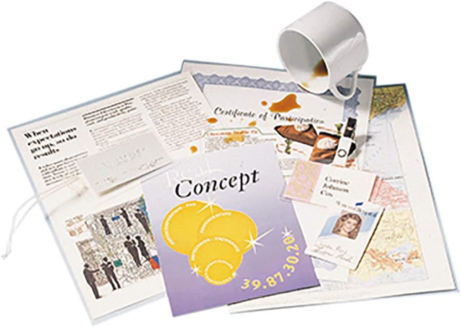 GBC 2 x 125 Micron for A3 ER03125 Heat Nier Foil Bag - Pack of 100, Size 303 x 426 mm glänzend, colour, 2 x 125 Mic, für A3