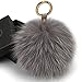 FURTALK Fur Pom Pom Keychain Bag Charm Fur Handbag Charms Original