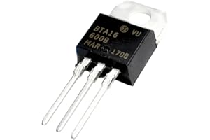 VANXY 12pcs BTA16-600B BTA16-600 BTA16 Medium Current Triac,Gate Trigger 16A, 600V,TO-220 DIY