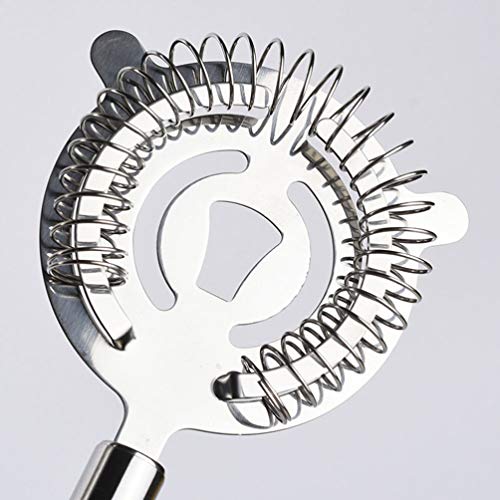 BESTONZON Barsieb Cocktail Strainer, 2Pcs Cocktail Sieb Edelstahl Bar Sieb Colander Strainer Bar Trainer mit Griff – Bild 6