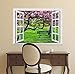 wall26 Removable Wall Sticker/Wall Mural - Cherry Blossom in Spring | Creative Window View Wall Decor - 36