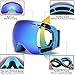 HONGDAK Ski Goggles Snowboard Snowmobile Men Women Anti Fog Polarized OTG Over Glasses Snow Sports Sunglass Snowboarding Jet Skiing Youth Kids