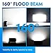 DJI 4X4 LED Pods 2Pcs 5'' 72w LED Light Bar OSRAM Flood Beam Driving Lights Off Road LED Cubes Work Light Bar for Trucks Jeep ATV UTV SUV Boat Marine, 2 Years Warranty