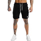 Wangdo Men's 7" Running Shorts with Zipper Pocket for Gym & Athletics