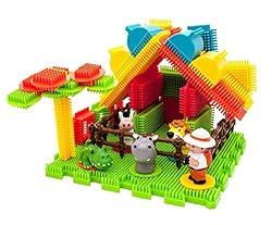 PicassoTiles PTB100 100pcs Bristle Lock 3D Building