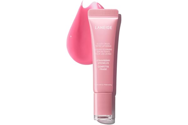LANEIGE Glaze Craze Tinted Lip Serum: Hydrating Lip Serum for Glossy, Nourished Lips with Plumping Polypeptides