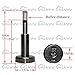 HUAYY Stainless Steel Door Stopper,3.5 inch Bedroom, Kitchen,Low Weight Bathroom Door Stop Hydraulic Buffer Sound Dampening Bumper Wall Protector Wall Mount