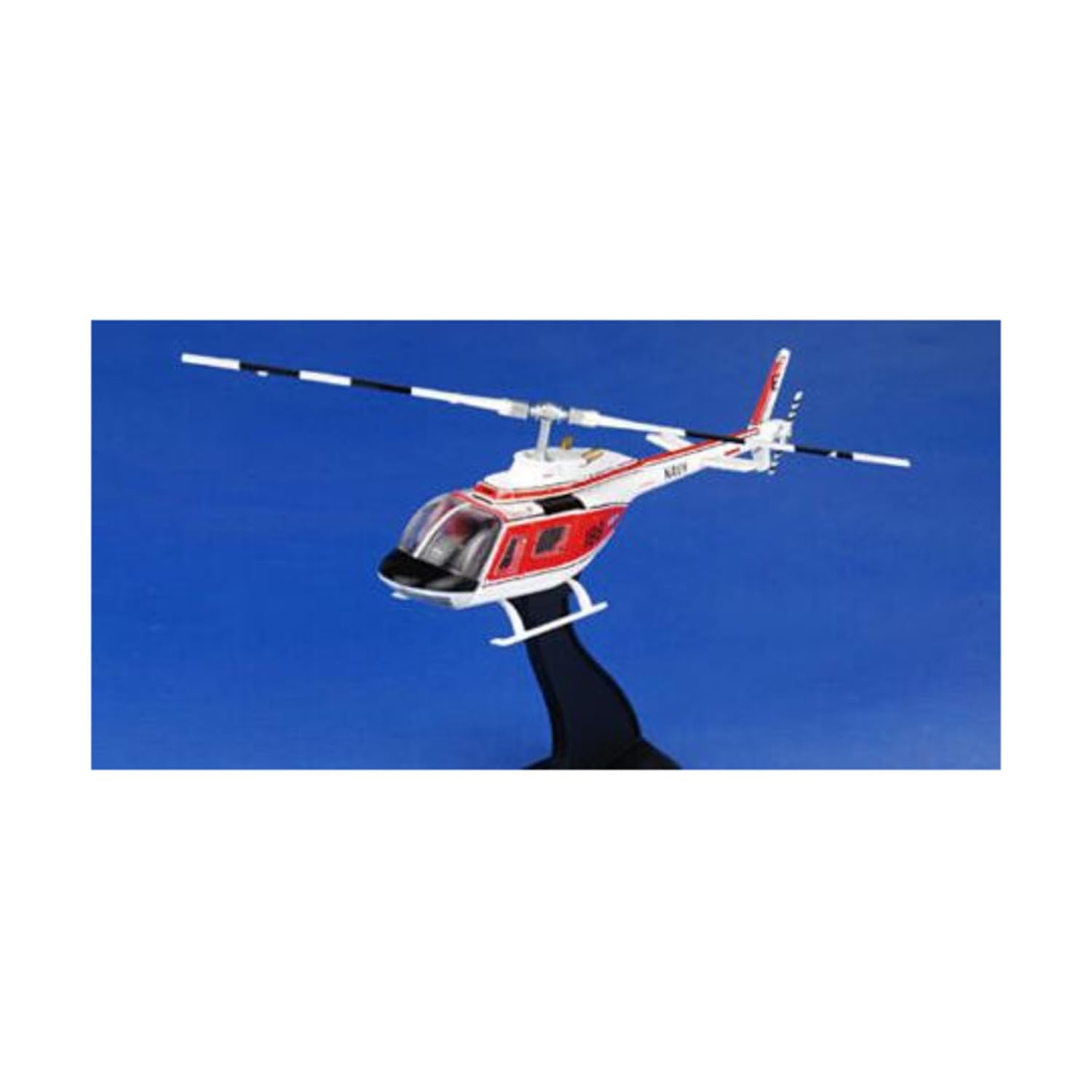Bell 206 JetRanger diecast 1:72 helicopter model (Amercom HY-17)