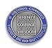 Forge If Nothing Changed There'd Be No Butterflies x Serenity Prayer Gold/Silver Enamel Recovery Coins (Silver Tone (1 Coin))