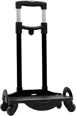 Carrinho de sacos de brinquedo multidirecional 360° - Rodas giravelmente 360° - inclui tampa anti-inclinação dianteira e laterais reforçadas - Ideal para adaptar qualquer mochila - Sacos de brinquedos