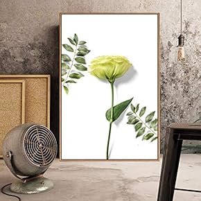 Floating Framed Canvas Wall Art for Living Room, Bedroom Flowers Canvas Prints for Home Decoration Ready to Hang - 16x24 inches