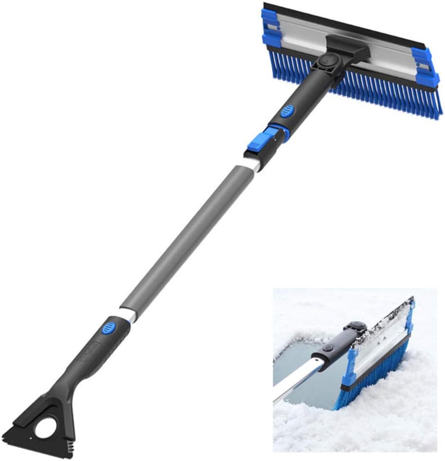 Amazon Co Jp 3 In 1 車用 スノーブラシ 21最新バージョン アイススクレーパー 自動フロントガラスの雪のブラシ 雪かき 雪下ろし 除雪ブラシ 多機能伸縮式 非スクラッチ除去ツールとリトラクタブル 雪ブラシ 雪対策 除雪作業 アイススクレーパー 車霜取り 取り外し