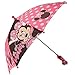 Disney Umbrella and Slicker Set, Toddler or Little Girl Rainwear Ages 2-7, Minnie Mouse, Medium, Age 4-5