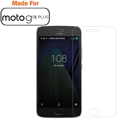 InAll Full Body 9H Hardness 2.5D Anti-Scratch,Case Friendy 0.3mm Edge to Edge Gorilla Glass Tempered Glass Screen Protector Guard for Moto G5S Plus Tempered Glass