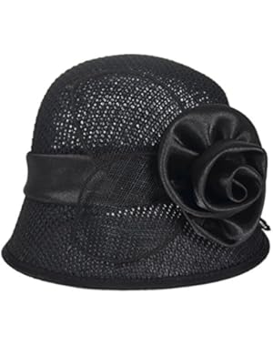 Women's Derby Church Dress Cloche Hat British Sinamay Bucket Hat C227