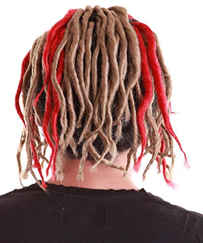 Accessories Blonde Red Dreadlock Wig For Cosplay Lil Pump Halloween Party Fancy Dress Hm 9 Clothing Shoes Accessories Quiebre Cl