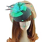 Fascinator Hairclip Veil Cocktail Tea Party Church Headwear Bridal Headpiece