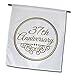 InspirationzStore Occasions - 37th Anniversary gift - gold text for celebrating wedding anniversaries - 37 years married together - 12 x 18 inch Garden Flag (fl_154479_1)