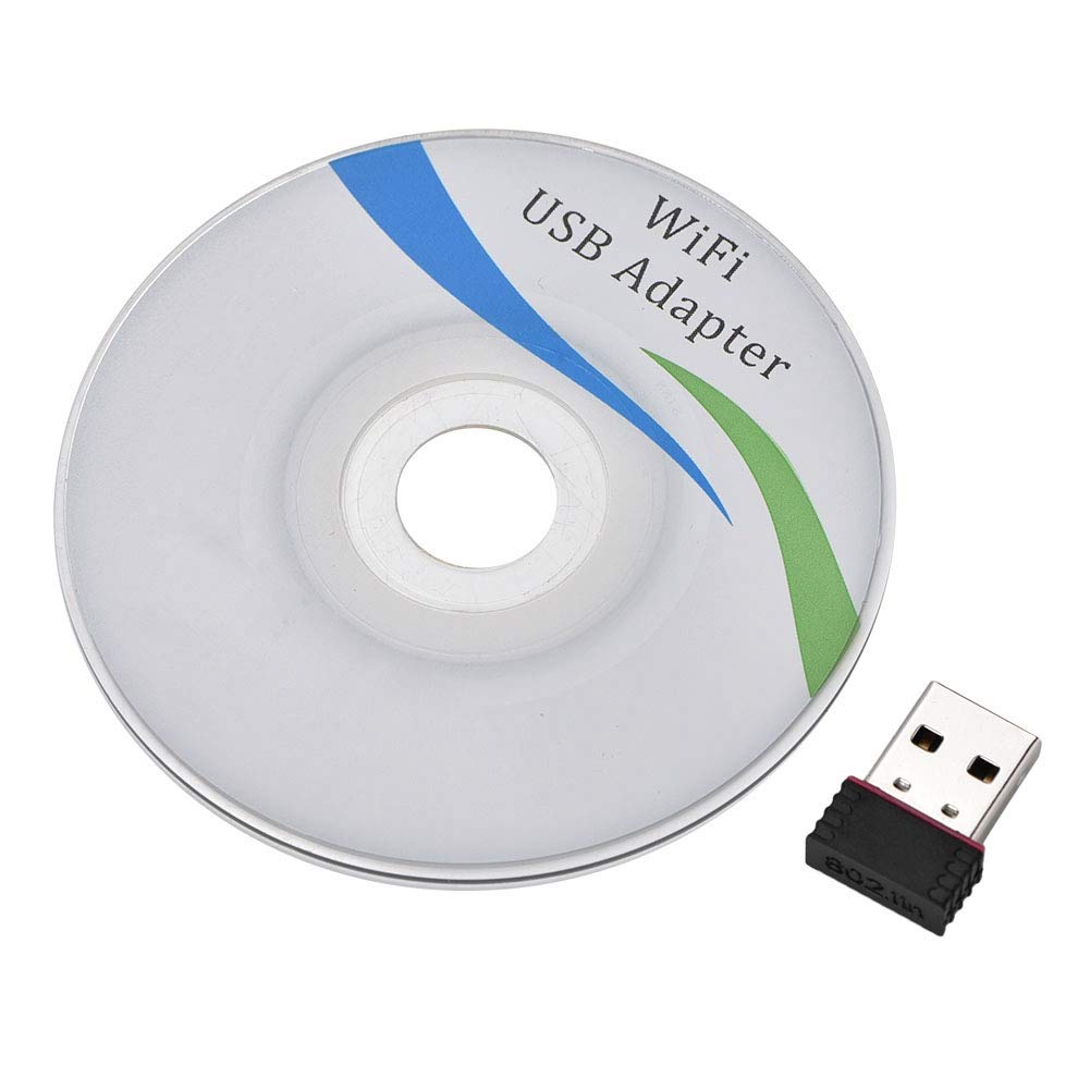 USB 2.0 Network Adapter, 2.4G 600Mbps Mini Wireless Adapter Network Card USB 2.0 Wifi Dongle Wireless Network Card for Desktop Laptop PC,Support for Windows XP/7/8/10/MAC/IOS