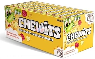 Chewits Original - Ensalada de frutas (caja de 40): Amazon.es: Alimentación y bebidas