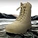 KARKEIN Military Tactical Side Zipper Lace Up combat Boots Breathable Desert Outdoor Hiking Shoes for men and women