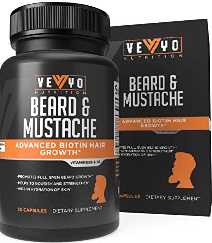 Finders Beard Growth Supplements For Men By Veyo Nutrition
