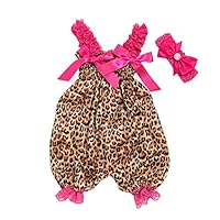 2019 Baby Girl Romper Leegor Infant Toddler Kids Leopard Flowers Ruffles Bodysuit Jumpsuit Sunsuit