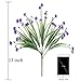 E-HAND Artificial Fake Flowers Purple Daffodils Outdoor Wholesale Plants Plastic UV Resistant Indoor Outside 8PCS