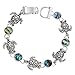 PammyJ Sea Turtle Bracelet Charms with Abalone