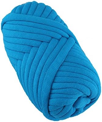 Peacock Blue Chunky Knit Yarn,2kg/70.5 oz Super Chunky Yarn,Arm Knitting Yarn,Hand Knit Yarn,Giant Yarn,Chunky Yarn for Blanket,Rug,Mat,Pet Bed,Hat
