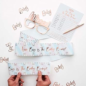 Amazon Com Baby Shower Games Baby Shower Ideas How Big Is The Bump