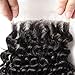 Youth Beauty 4x4inch Bleached Knots Closure, Kinky Curly 12inch Human Hair Lace Closure