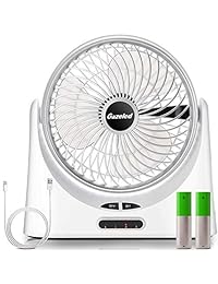 Ventilador de escritorio de gran capacidad recargable 18650, perfecto para oficina, S